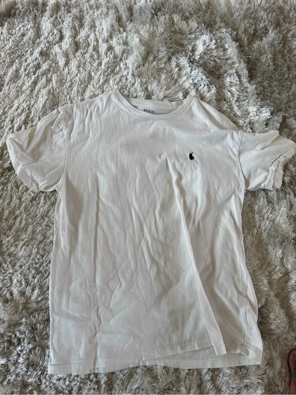 Polo by Ralph Lauren White Crew Neck Logo Tee